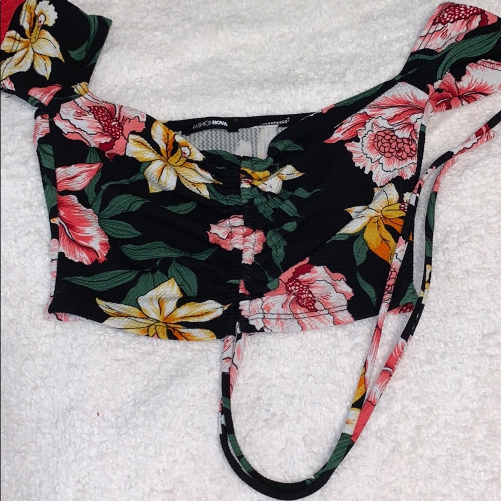 Off-Shoulder Crop Top